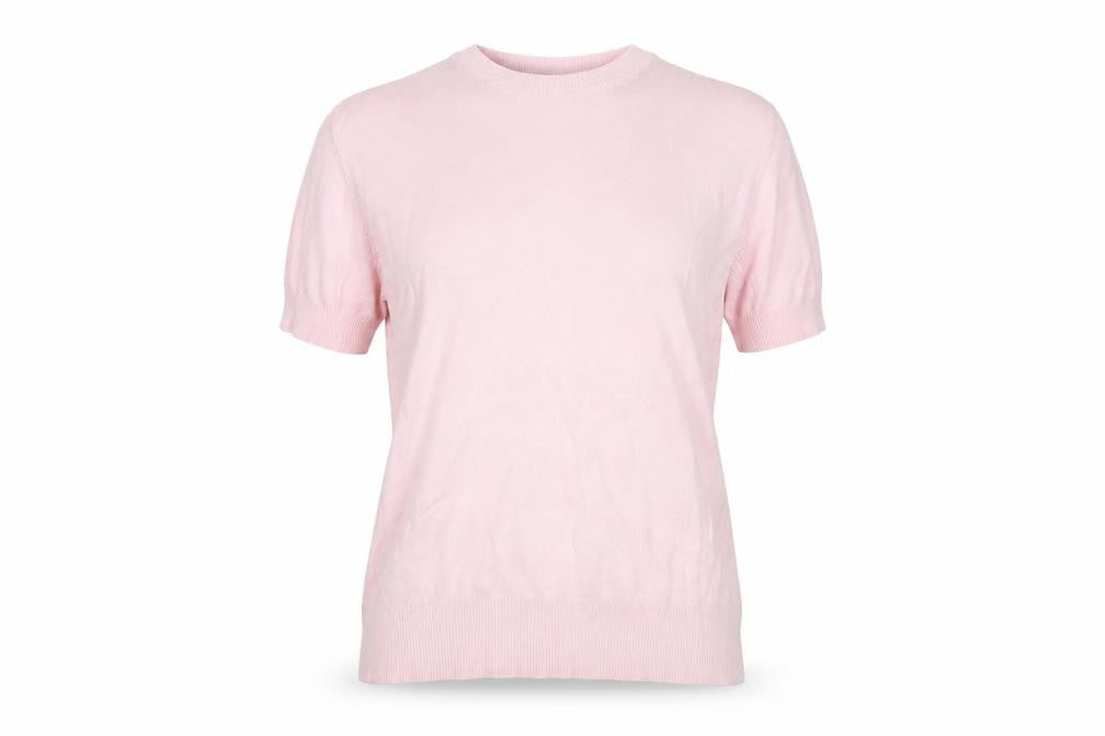 Marks & Spencer Womens Pink   Basic T-Shirt Size 8
