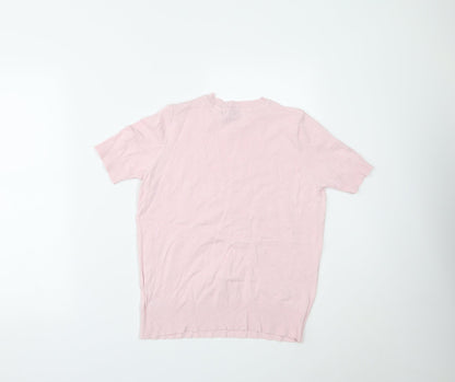 Marks & Spencer Womens Pink   Basic T-Shirt Size 8