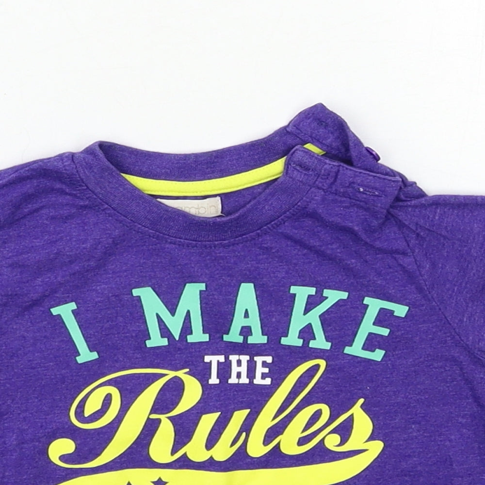 Bambi Baby Purple   Basic T-Shirt Size 9-12 Months