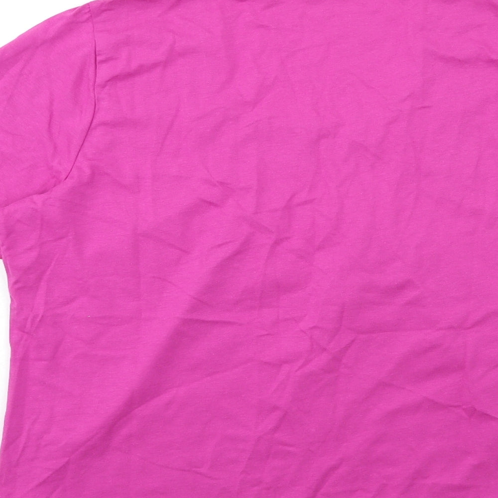 Preworn Womens Purple   Basic T-Shirt Size 12