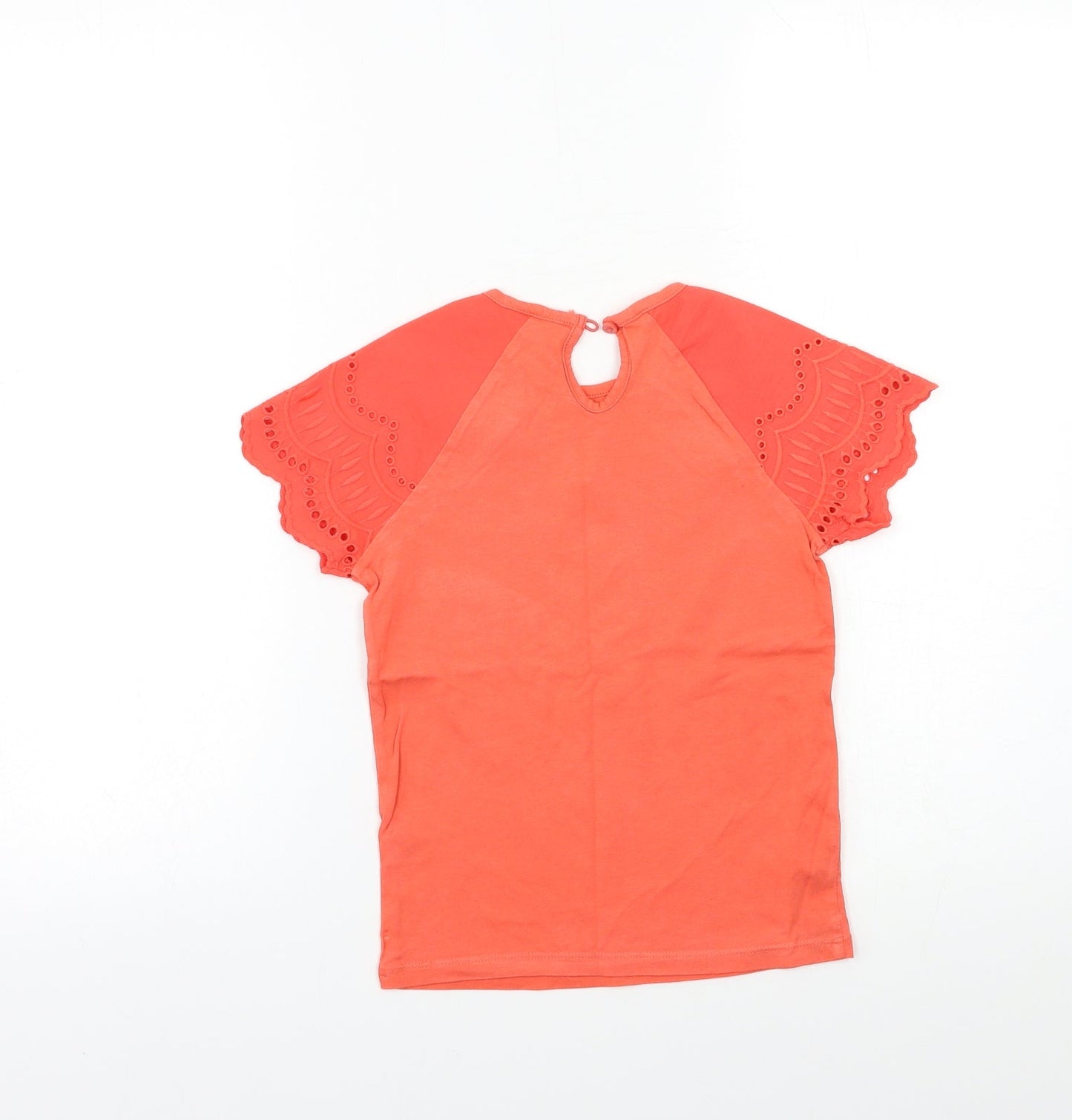 TU Girls Orange   Basic T-Shirt Size 6 Years
