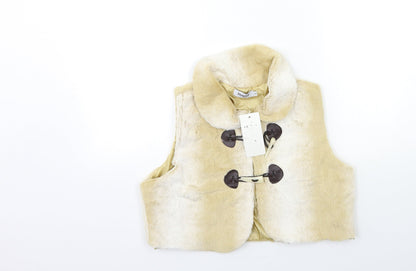 Additional front view of Nowhy girls’ beige jacket, size L
