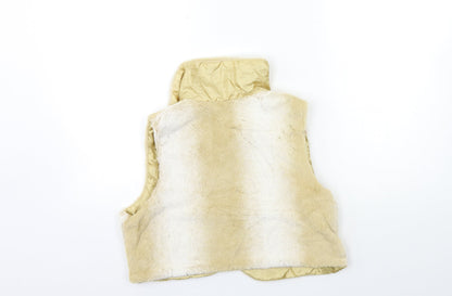 Back view of Nowhy girls’ beige jacket, size L