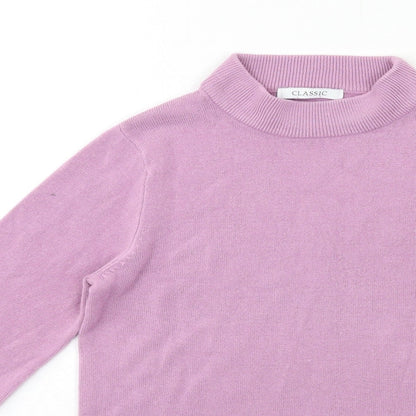 Marks & Spencer Womens Purple  Knit Pullover Jumper Size 6