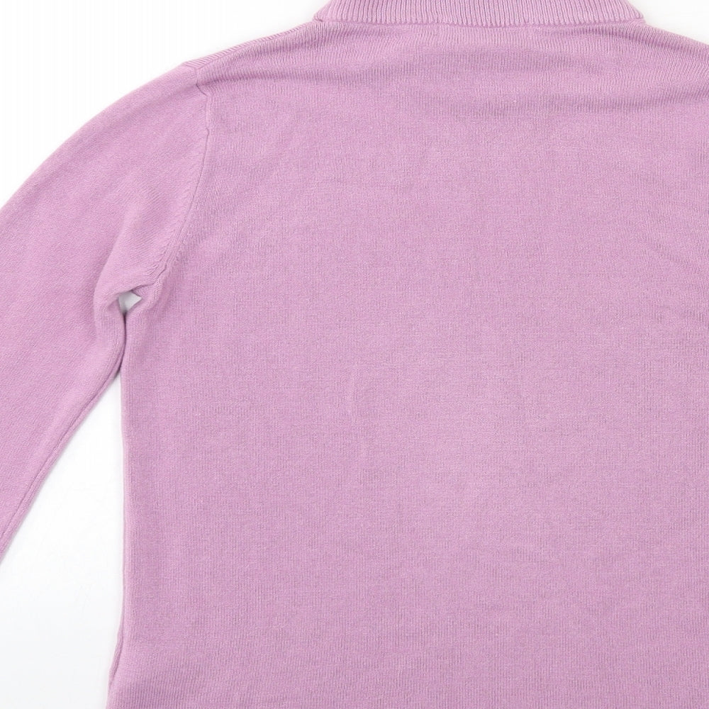 Marks and Spencer Womens Purple  Knit Pullover Jumper Size 6