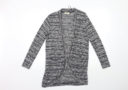 Papaya Womens Black  Knit Cardigan Jumper Size 12