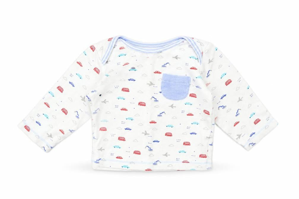 Mini Club Baby White   Basic T-Shirt Size 6-9 Months