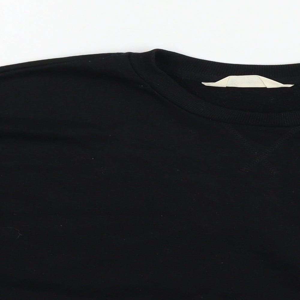 Primark Womens Black  Jersey Pullover Sweatshirt Size 10