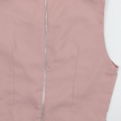 Jeuvre Womens Pink   Basic T-Shirt Size 8