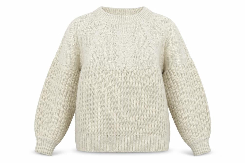 Dorothy Perkins Womens Ivory  Knit Pullover Jumper Size L