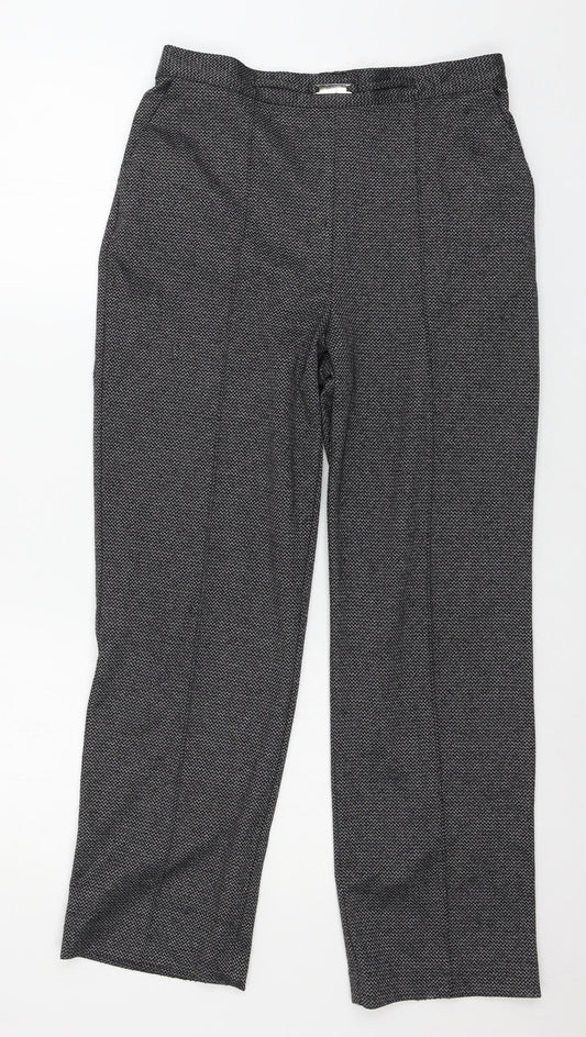 Papaya Womens Grey   Trousers  Size 10 L26 in