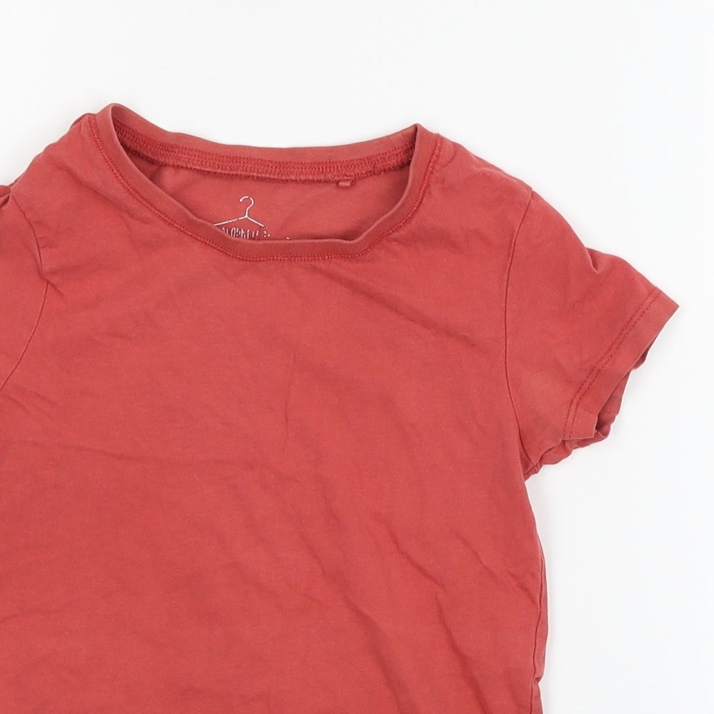 NEXT Boys Red  Jersey Basic T-Shirt Size 6 Years