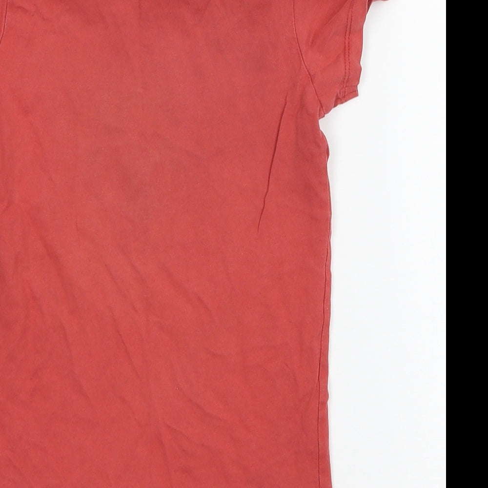 NEXT Boys Red  Jersey Basic T-Shirt Size 6 Years
