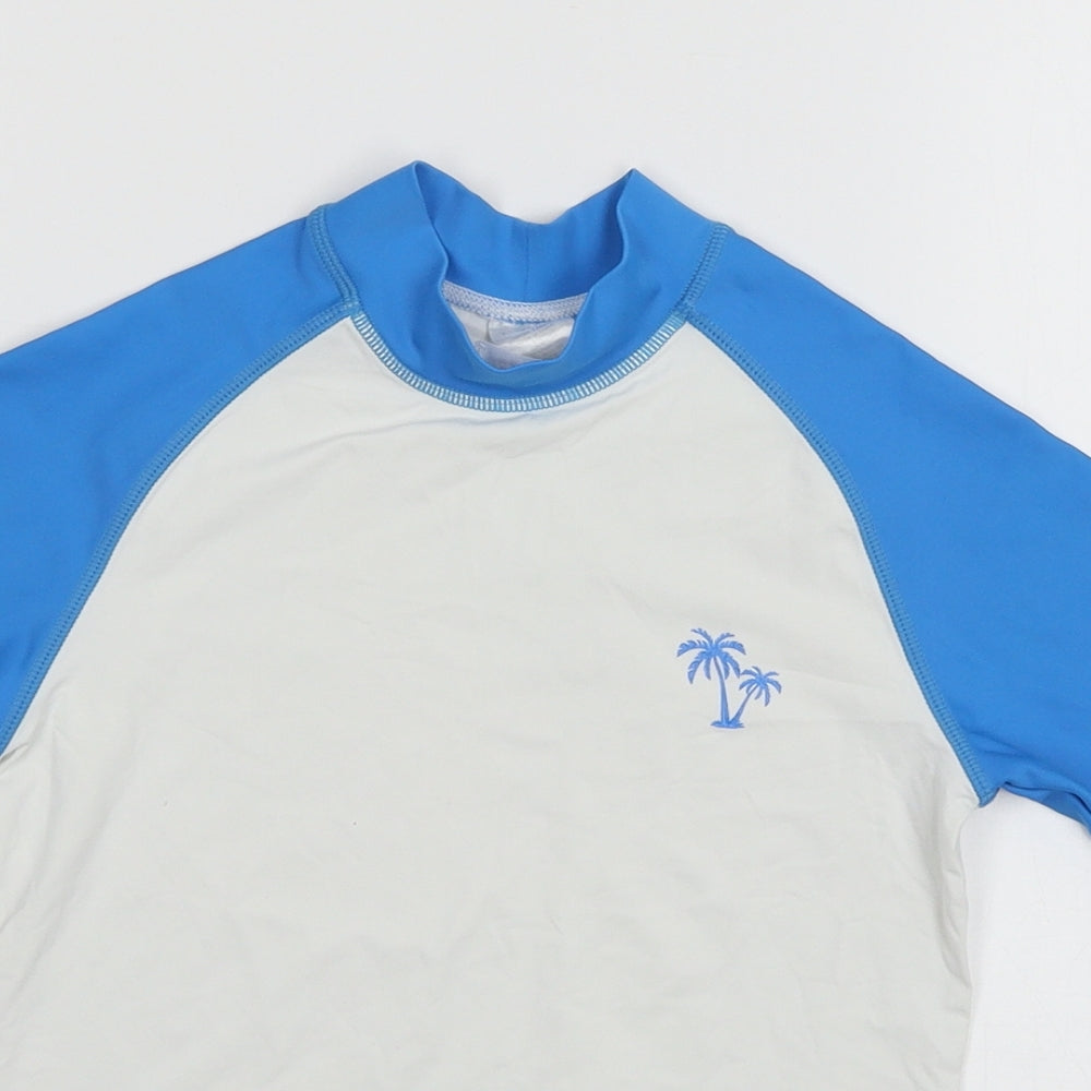 NEXT Boys White  Jersey Basic T-Shirt Size 8 Years