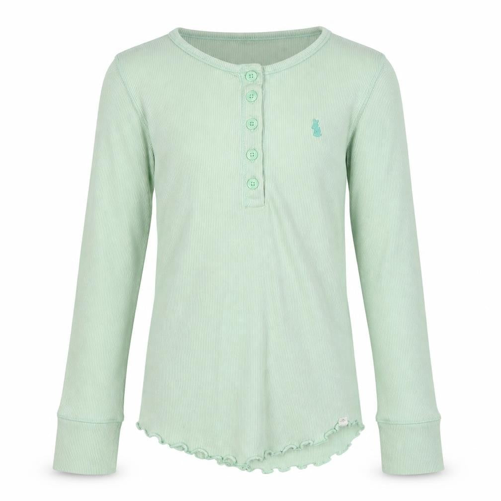 NEXT Girls Green Solid Jersey Top Pyjama Top Size 8 Years