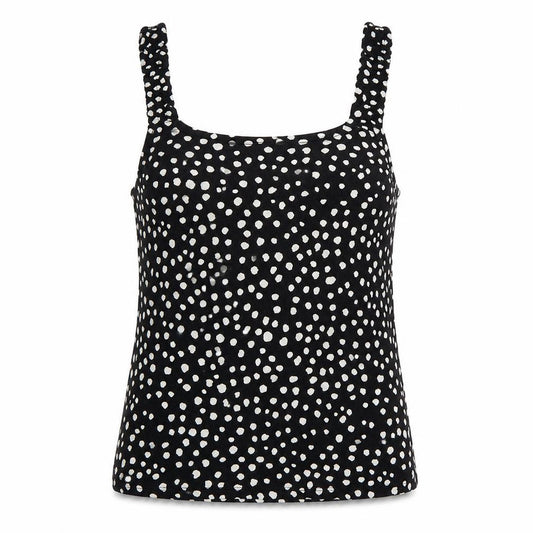 Papaya Womens Black Polka Dot  Camisole Tank Size 8