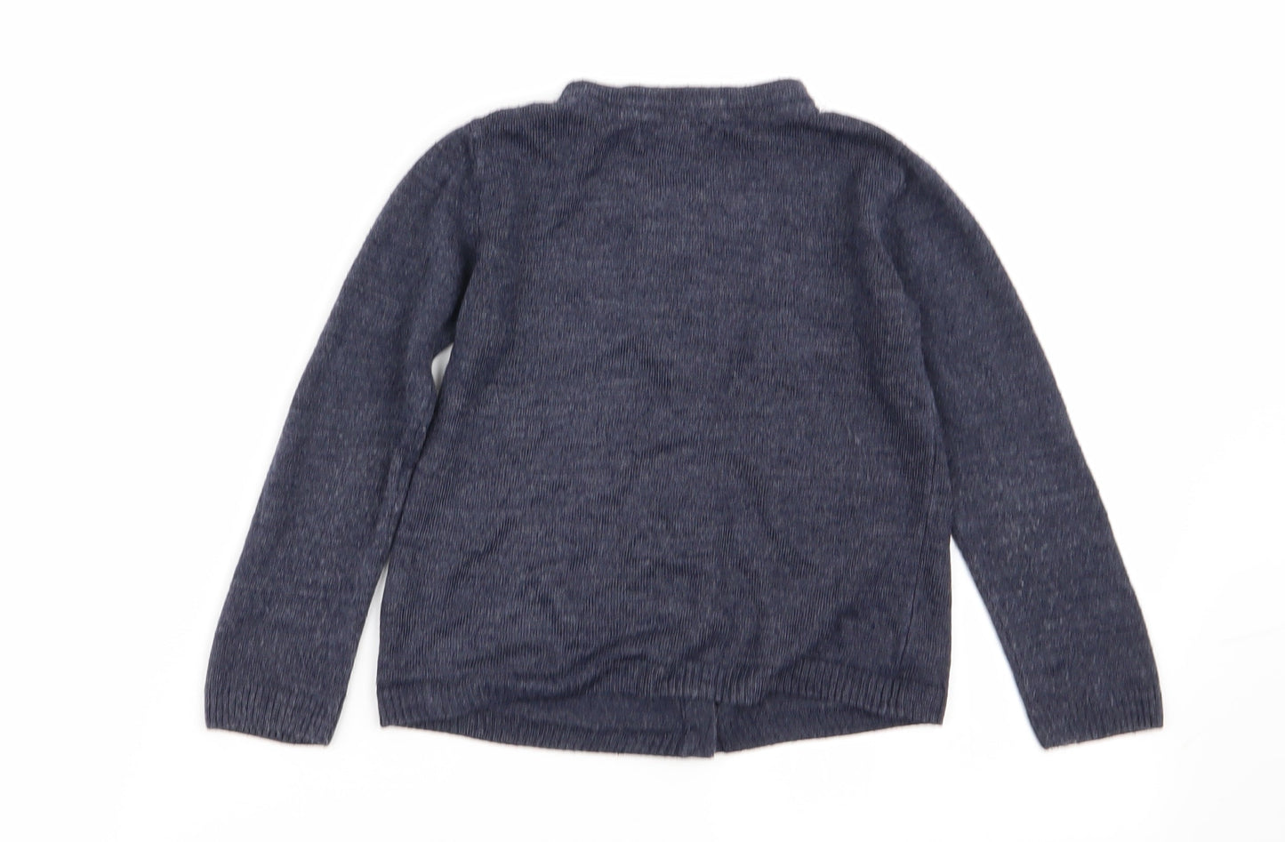 Primark Girls Blue   Cardigan Jumper Size 5-6 Years