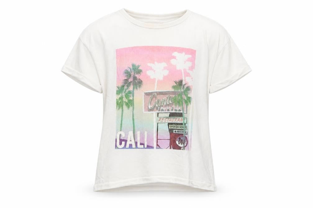 Marks & Spencer Girls White   Basic T-Shirt Size 7-8 Years