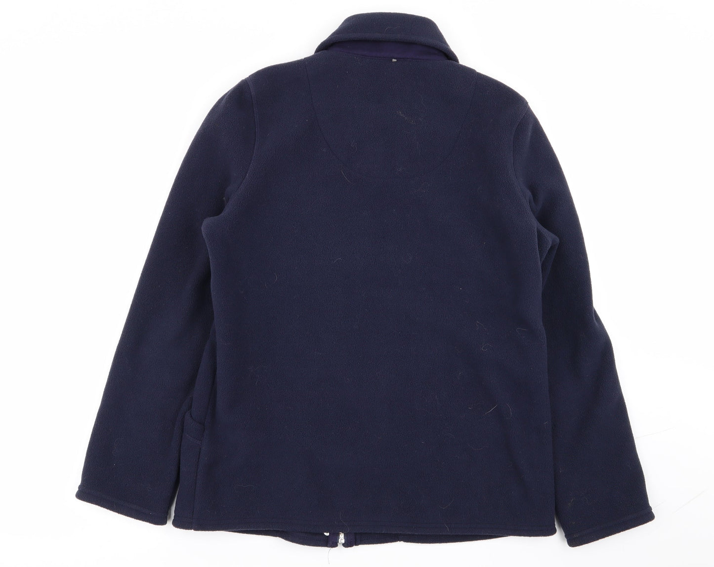Classic Womens Blue   Full Zip Jumper Size 10