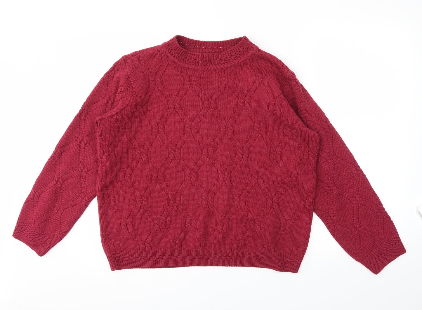 BM Womens Pink   Pullover Jumper Size M