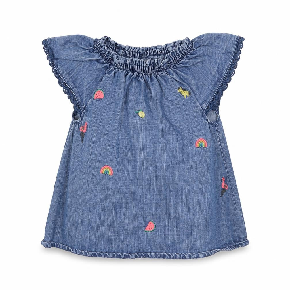 NEXT Girls Blue   Fit & Flare  Size 12-18 Months