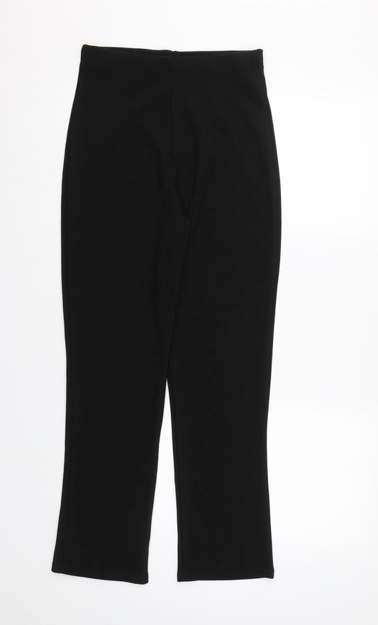 Preworn Womens Black   Trousers  Size 10 L26 in