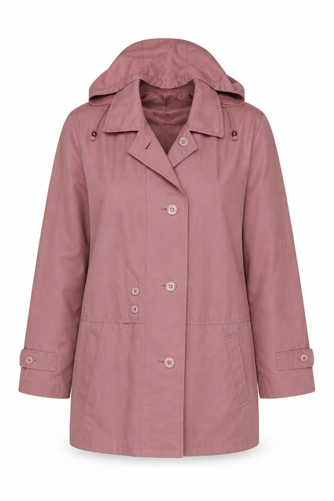 Preworn Womens Purple   Trench Coat Coat Size 6