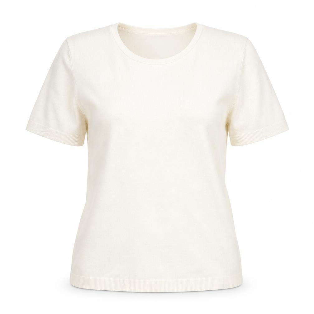 BHS Womens Beige   Basic T-Shirt Size 12