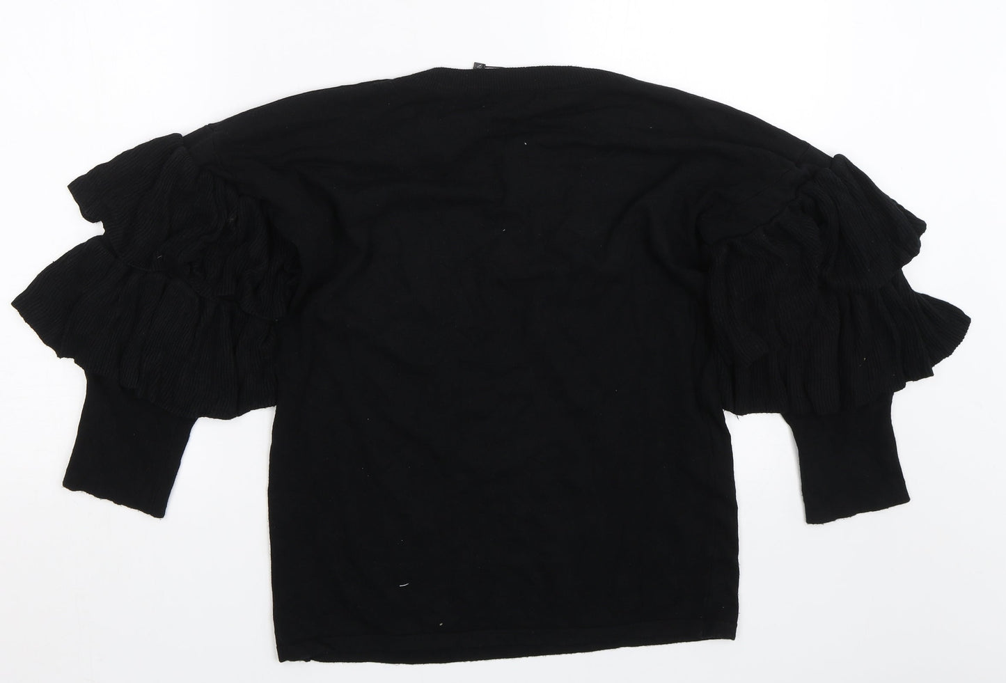 Nicole Womens Black   Basic T-Shirt Size M