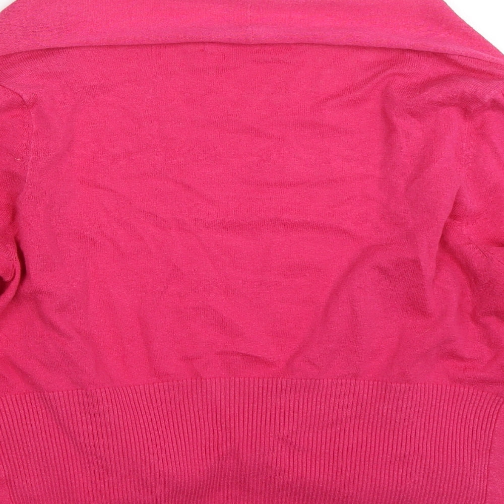 NEXT Womens Pink   Cardigan Jumper Size 14