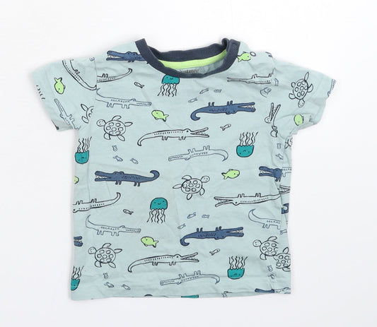 Nutmeg Baby Blue   Basic T-Shirt Size 18-24 Months