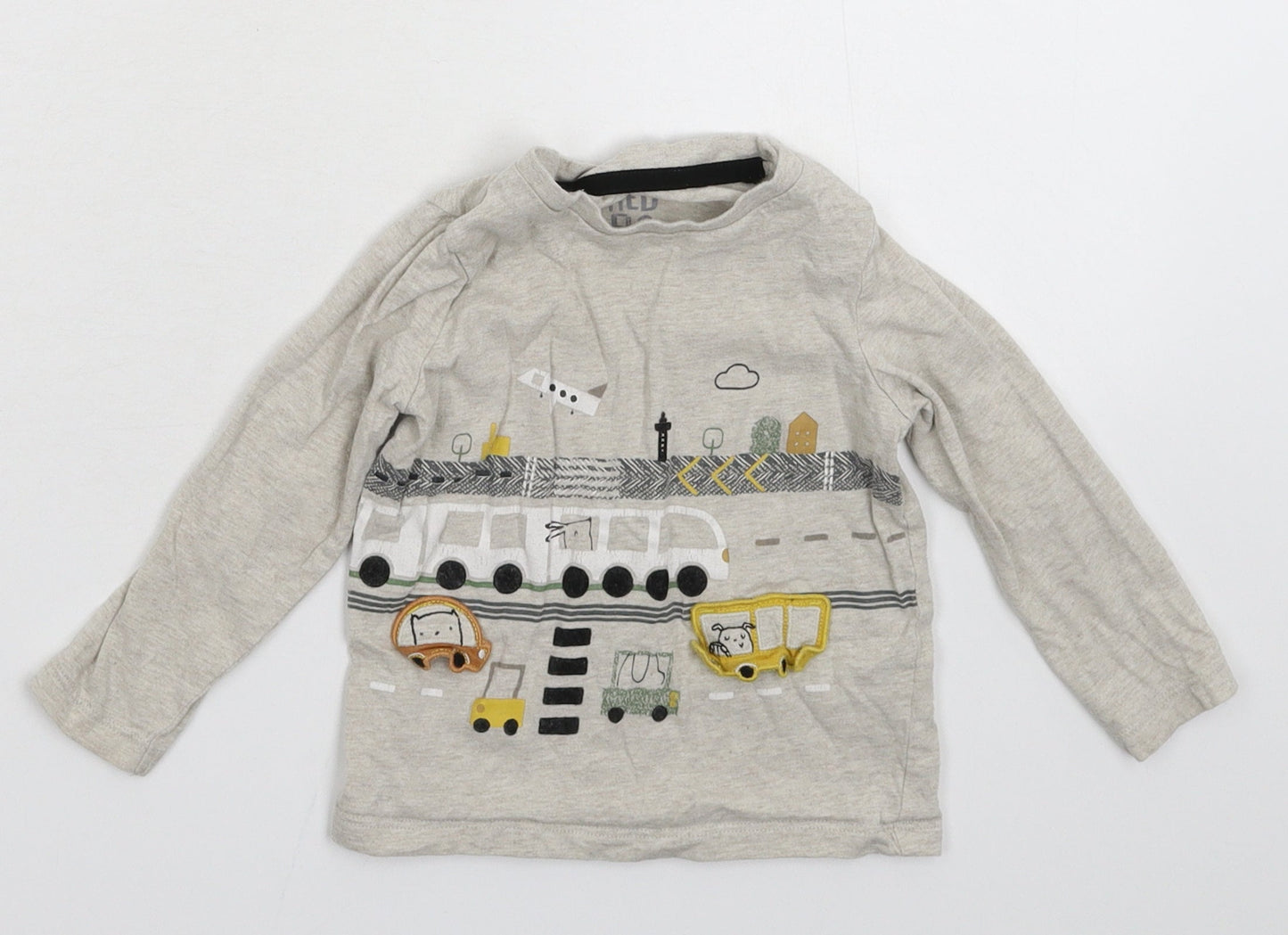 F&F Baby Grey   Basic T-Shirt Size 12-18 Months