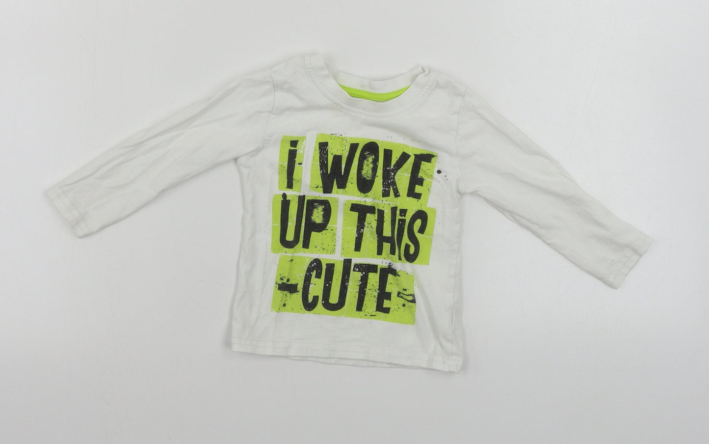 Primark  Boys White   Basic T-Shirt Size 12-18 Months