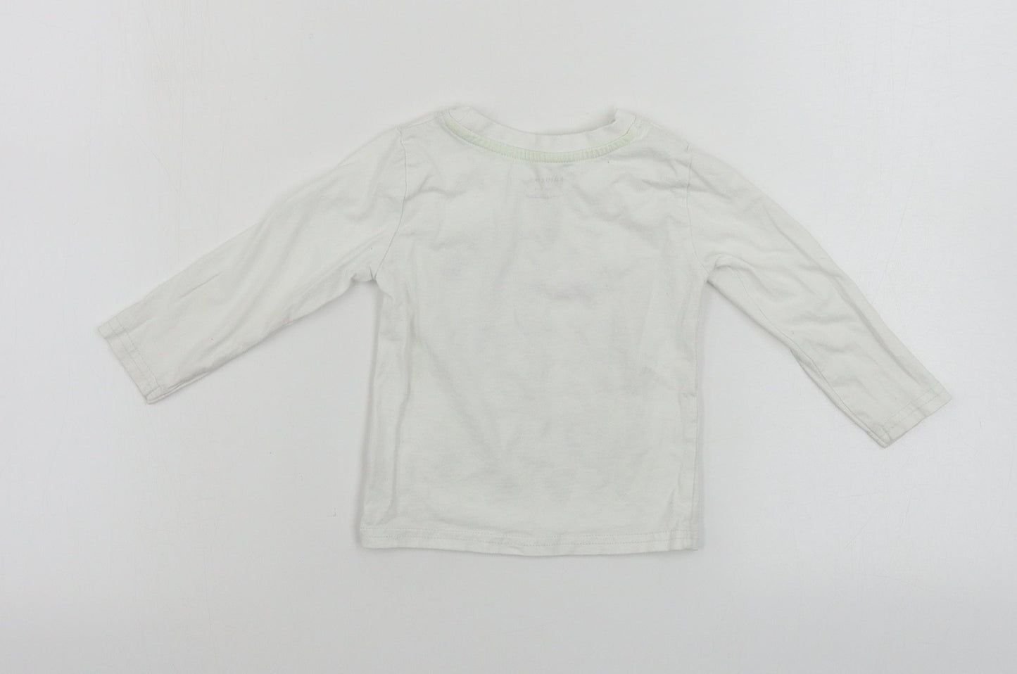 Primark  Boys White   Basic T-Shirt Size 12-18 Months