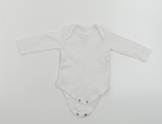 Nutmeg  Girls White   Babygrow One-Piece Size 0-3 Months