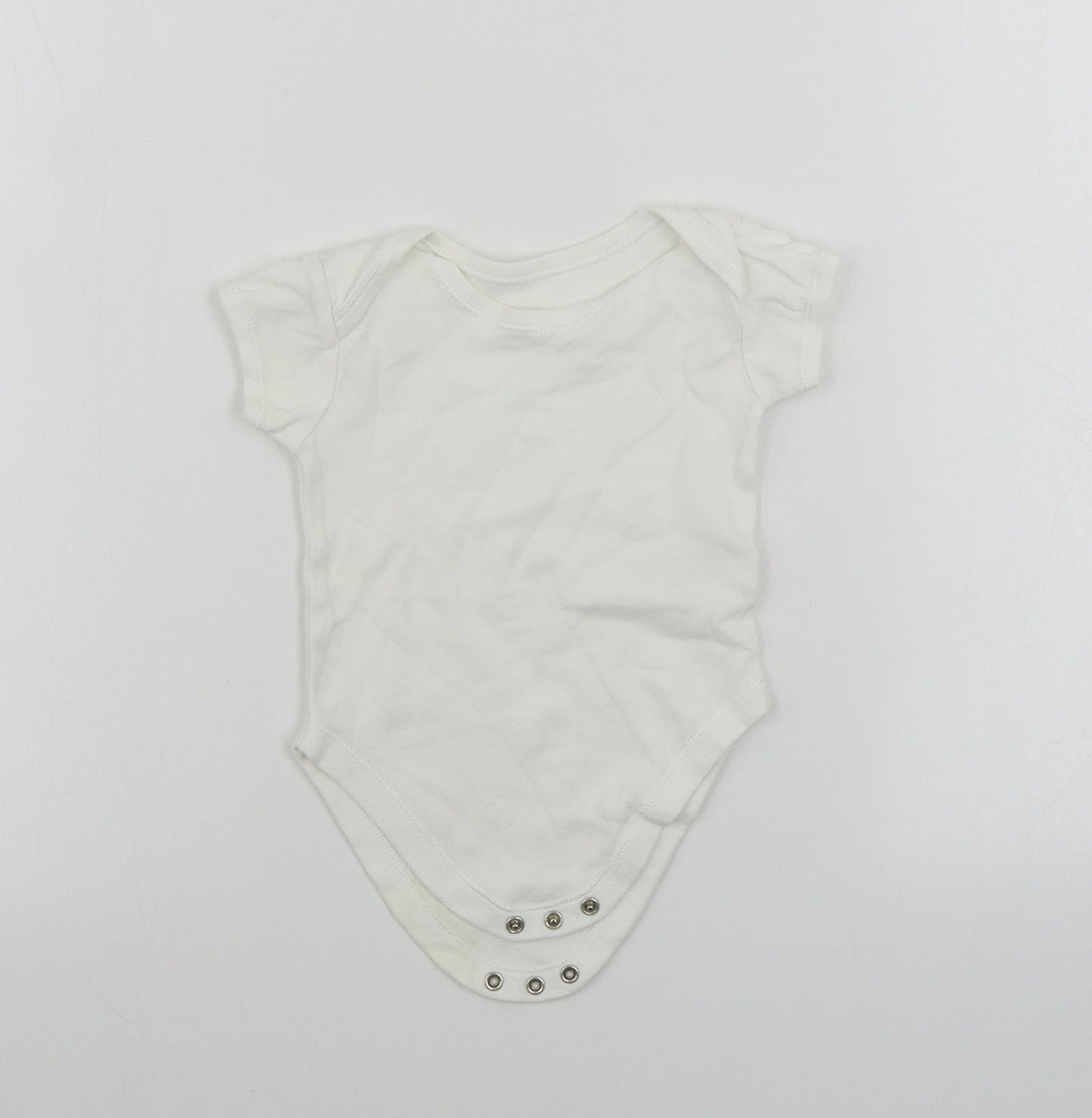 George  Baby White   Babygrow One-Piece Size 6-9 Months