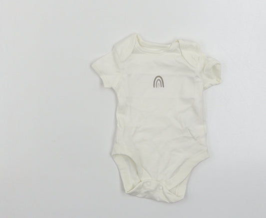 George  Baby Beige   Babygrow One-Piece Size 0-3 Months
