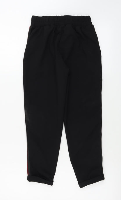 Next  Womens Black   Trousers  Size 6 L21 in