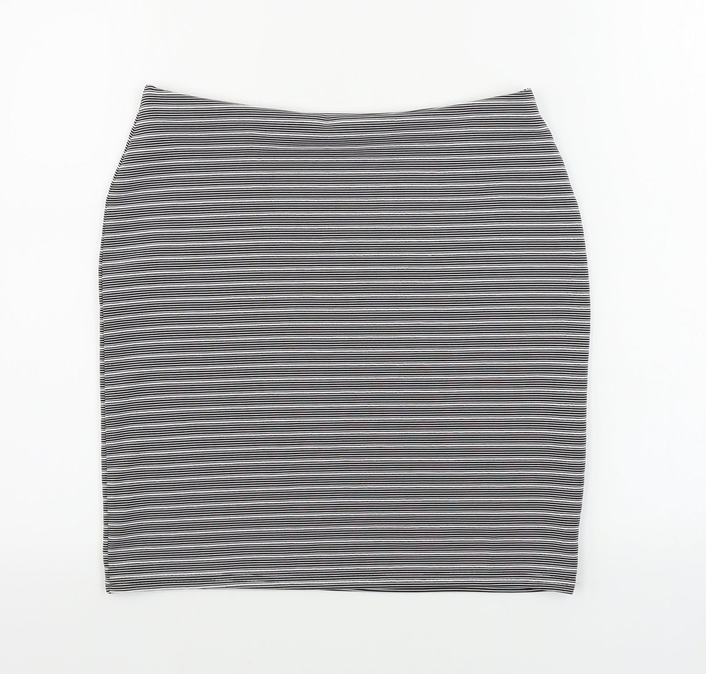 inocence Womens Grey Striped  Bandage Skirt Size 12