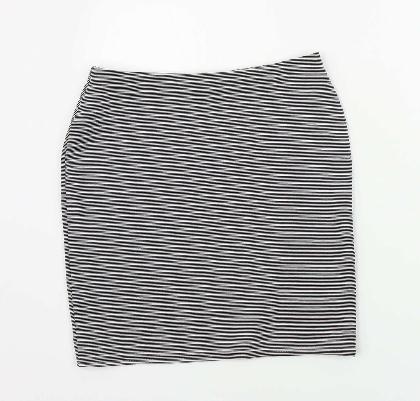 inocence Womens Grey Striped  Bandage Skirt Size 12