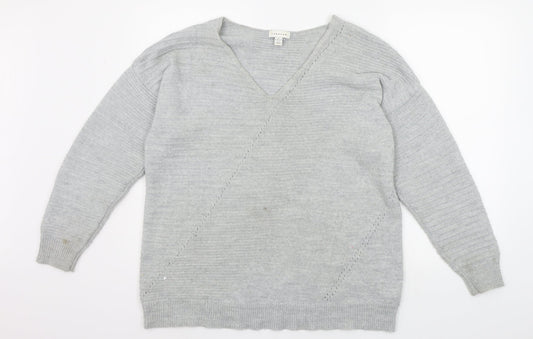 Topshop Womens Black   Pullover Jumper Size S