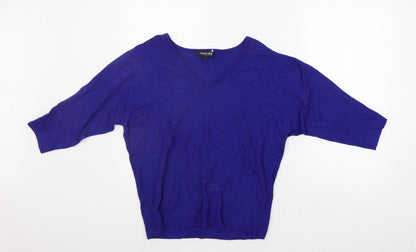 Debenhams Womens Blue   Pullover Jumper Size S