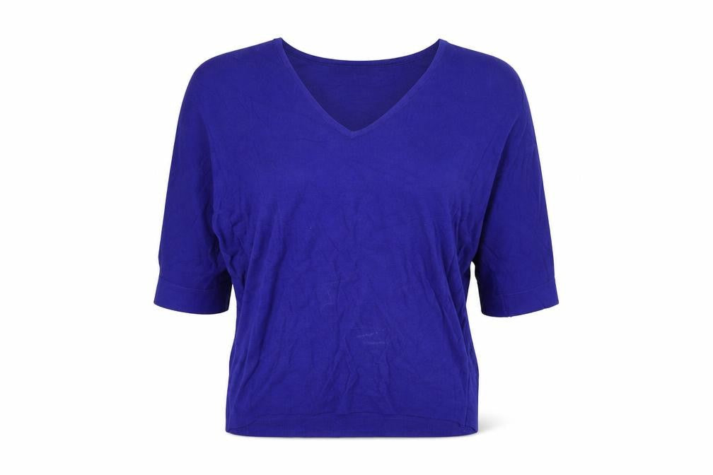 DEBNHAMS Womens Blue   Pullover Jumper Size S