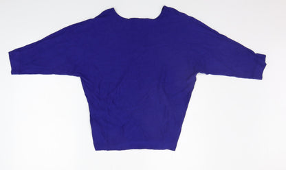 Debenhams Womens Blue   Pullover Jumper Size S