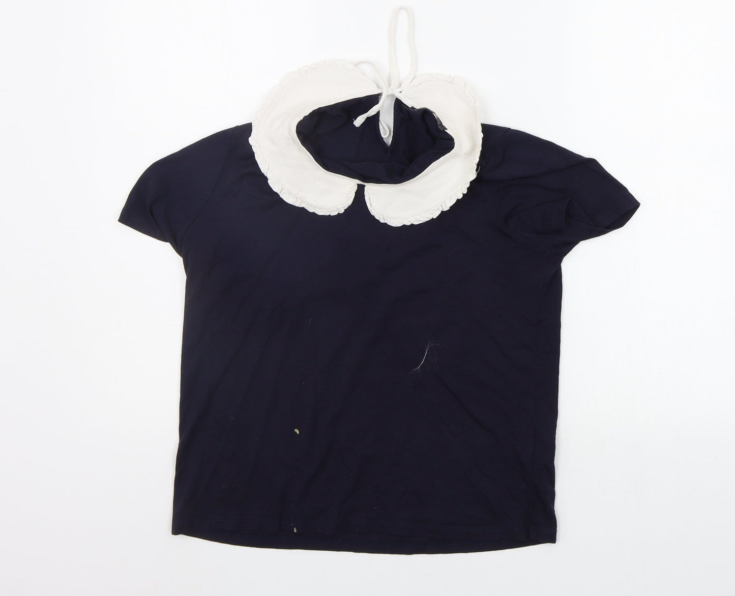 Marks and Spencer Girls Blue   Basic T-Shirt Size 10 Years