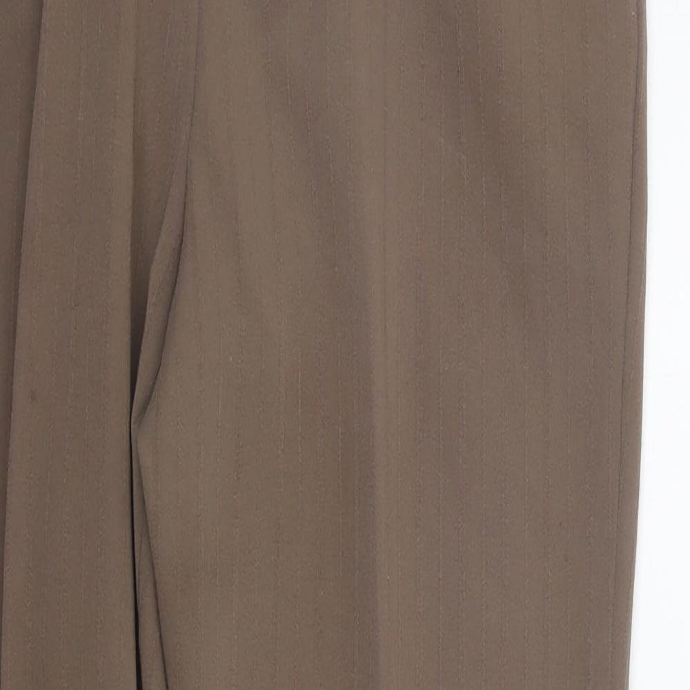 Preworn Womens Brown   Trousers  Size 14 L27 in
