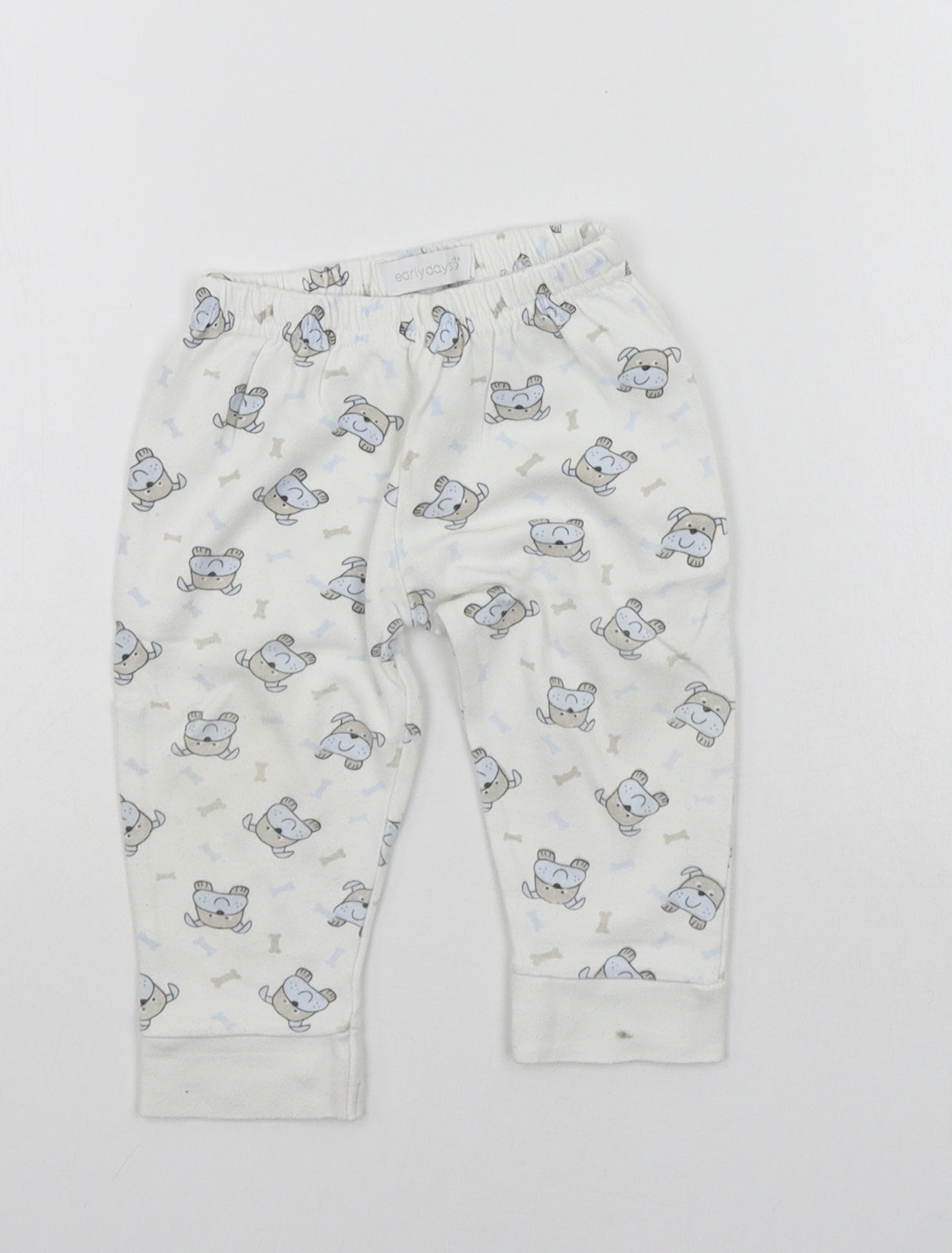Earlydays Baby Beige Geometric  Jogger Leggings Size 6-9 Months