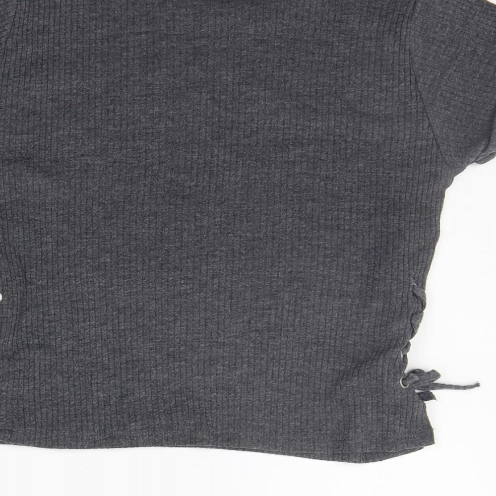915 Generation Girls Grey   Basic Polo Size 12-13 Years