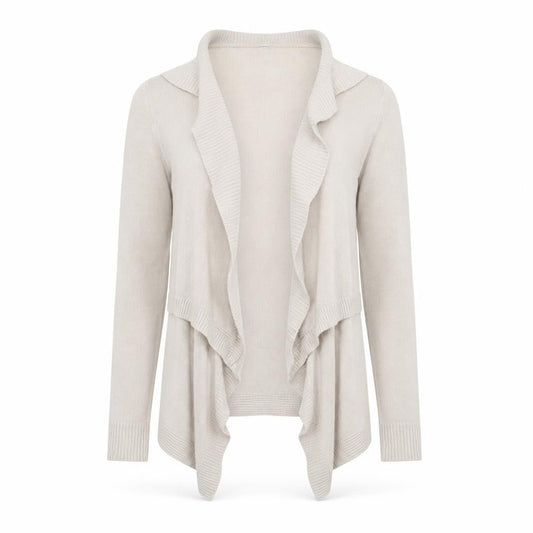 H&M Womens Beige  Knit Cardigan Jumper Size S