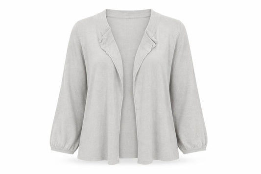 Primark Womens Grey  Knit Cardigan Jumper Size 8